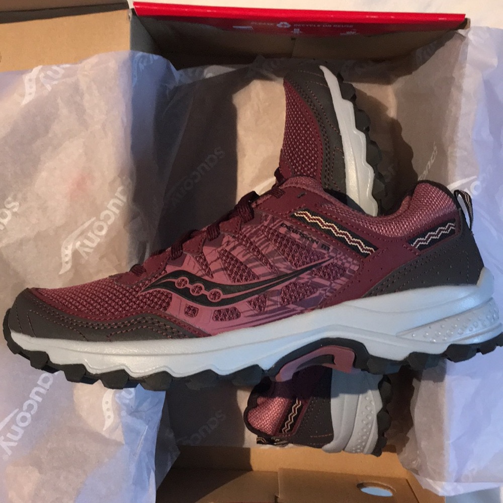 NIB Saucony Excursion Trail women’s running shoes.